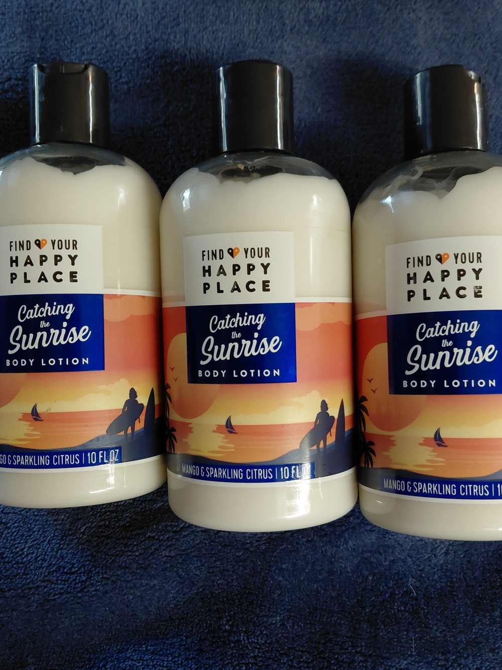 Find Your Happy Place Body LOTION MANGO Citrus 10oz x 3PK